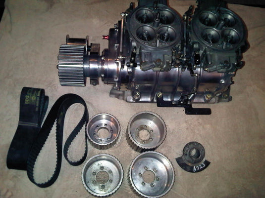 Complete Polished Littlefield 8-71 Blower kit