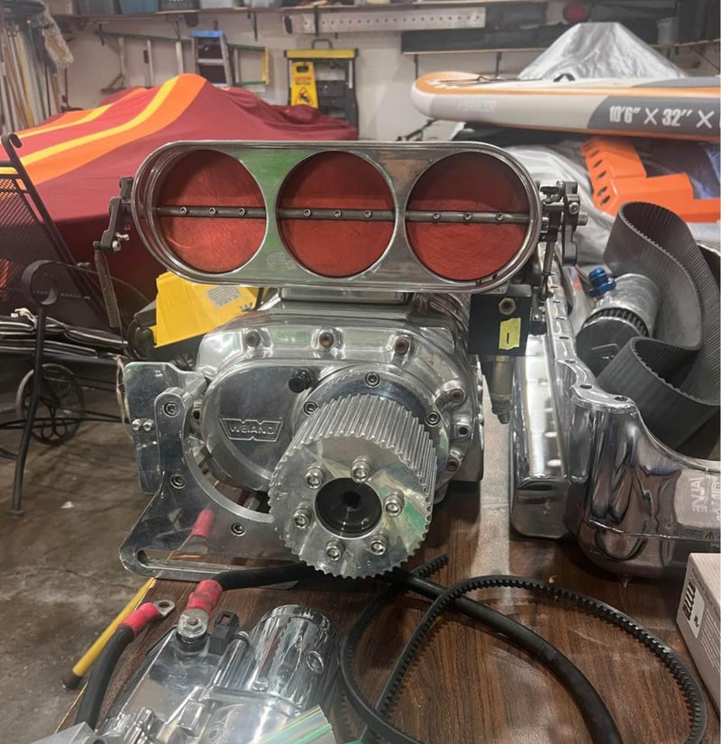 Load image into Gallery viewer, Blower Supercharger Weiand 871 Fully Polished - Ultimate Performance Upgrade!