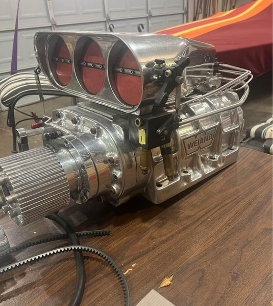 Blower Supercharger Weiand 871 Fully Polished - Ultimate Performance Upgrade!