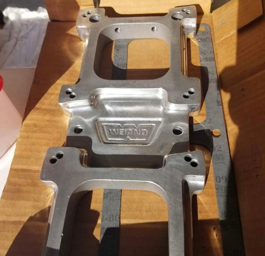 Complete polished 871 Weiand Supercharger kit