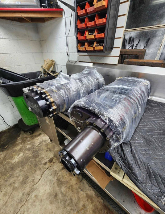 Pair of 14-71 PSI high helix superchargers