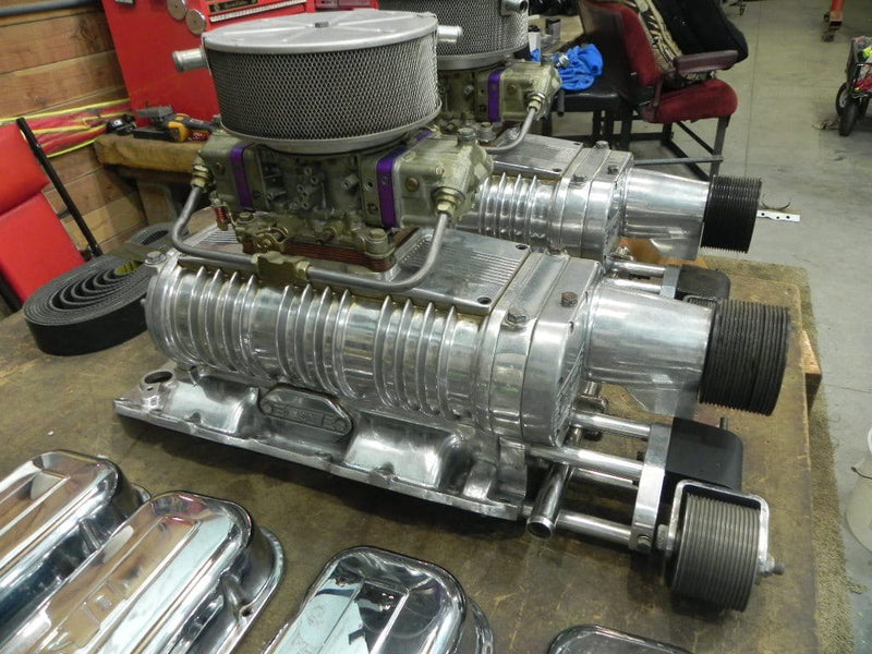 Load image into Gallery viewer, Dual B&M 250 bbc blower Setup