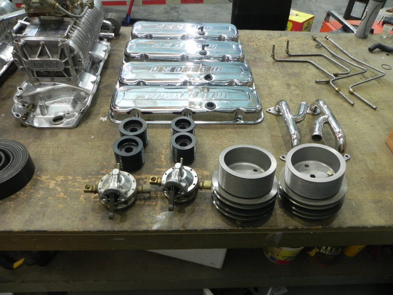 Load image into Gallery viewer, Dual B&M 250 bbc blower Setup