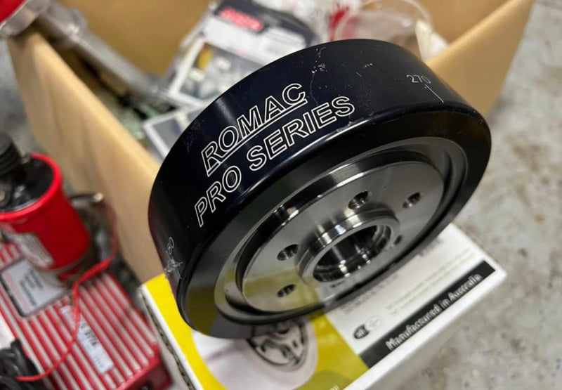 Load image into Gallery viewer, Blueprint 355 Crate Engine and Supercharger