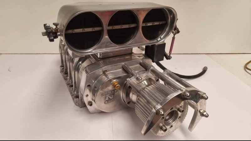 Load image into Gallery viewer, Fully Serviced Fresh Newby 671 Supercharger EFI Setup