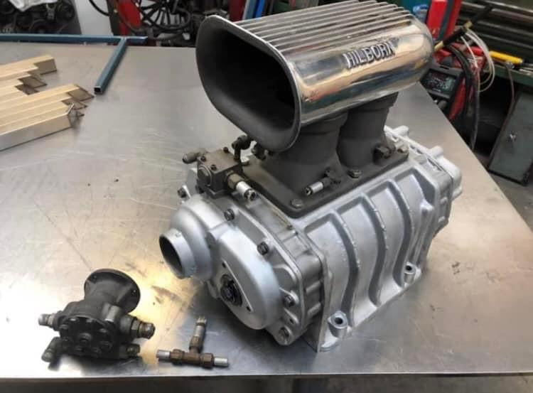 Load image into Gallery viewer, Hilborn 2 Port Blower Setup