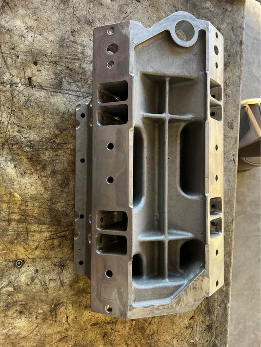 Clean SBC blower manifold intake