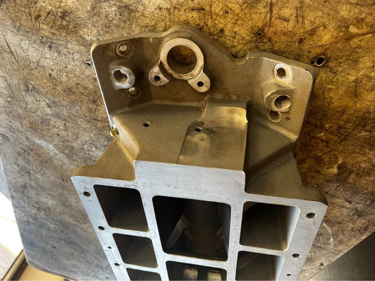 Clean SBC blower manifold intake