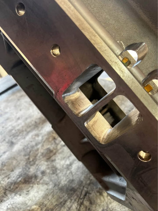 Clean SBC blower manifold intake