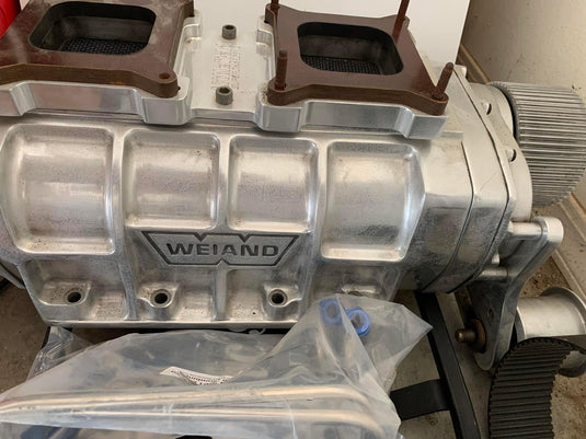 Ready to Bolt-On 8-71 Weiand SBC Supercharger Setup