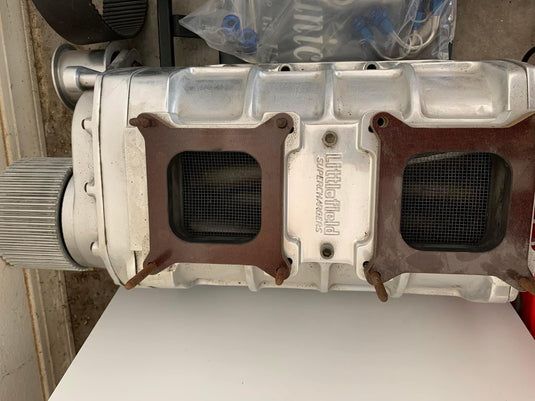 Ready to Bolt-On 8-71 Weiand SBC Supercharger Setup