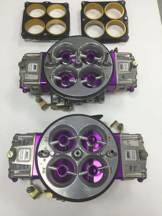 New BRE 2.350 Bore Carburetors with Braswell Adjustable Shear Plates!