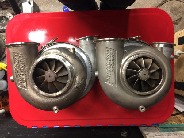 Load image into Gallery viewer, Precision 94mm Pro Mod Billet Wheel Turbos
