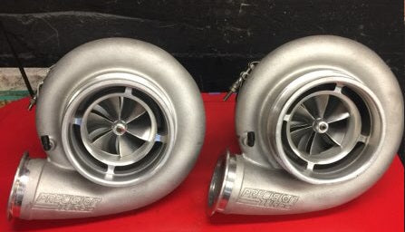 Load image into Gallery viewer, Precision 94mm Pro Mod Billet Wheel Turbos