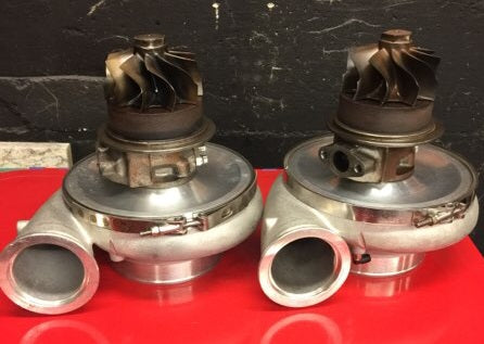 Load image into Gallery viewer, Precision 94mm Pro Mod Billet Wheel Turbos