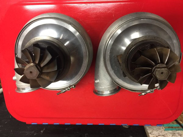 Load image into Gallery viewer, Precision 94mm Pro Mod Billet Wheel Turbos