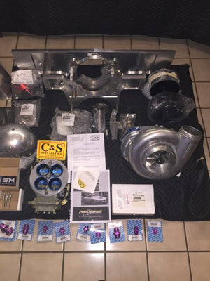 New & Complete Steve Morris F3- 136 R Procharger Kit