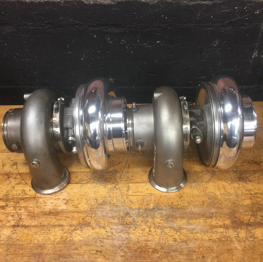 Pair Of Polished Precision GEN2 Pro Mod 94 Turbochargers