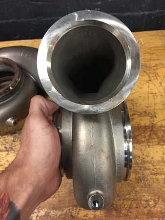 Load image into Gallery viewer, New Pair of TiAL Stainless V-Band Housings (1.15 A/R)