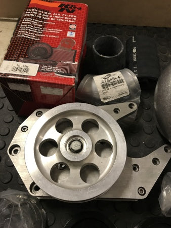 ProCharger F1R Reverse Rotation Supercharger Kit - Universal Mount, New K&N Filter, Pulleys & Tubes