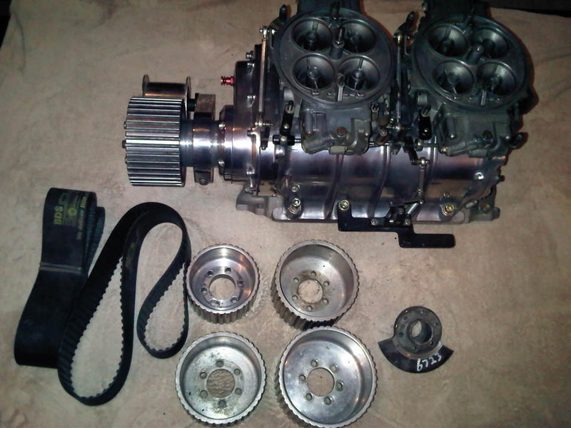 Load image into Gallery viewer, Complete Polished Littlefield 8-71 Blower kit
