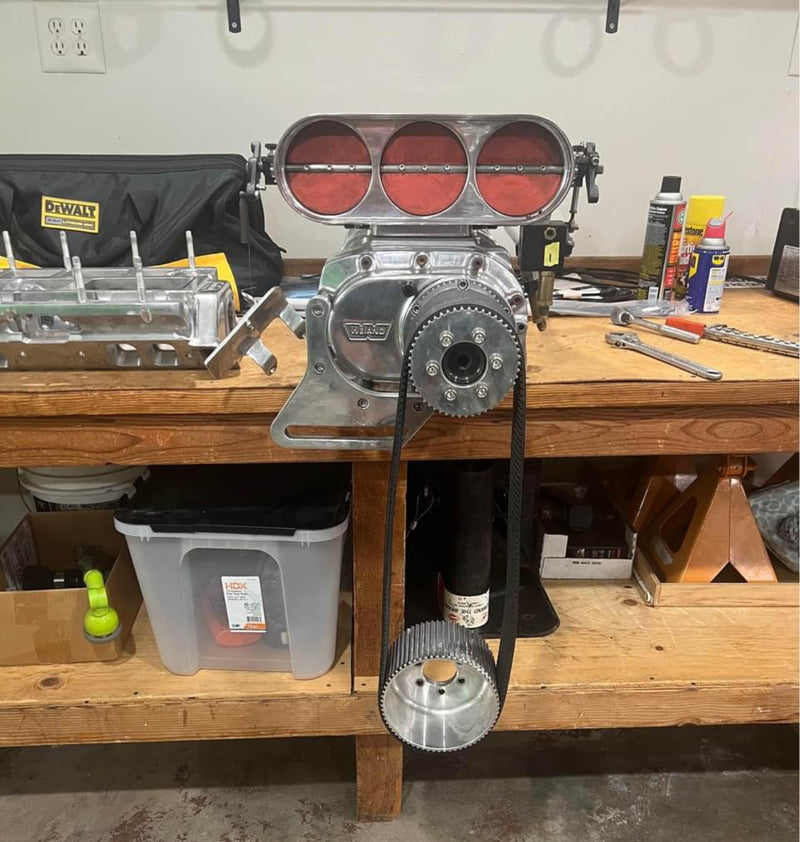 Cargue la imagen en el visor de la galería, Blower Supercharger Weiand 871 Fully Polished - Ultimate Performance Upgrade!
