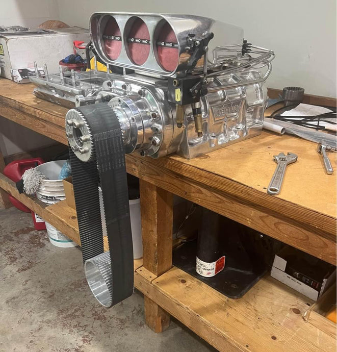 Blower Supercharger Weiand 871 Fully Polished - Ultimate Performance Upgrade!