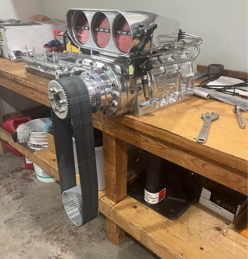 Cargue la imagen en el visor de la galería, Blower Supercharger Weiand 871 Fully Polished - Ultimate Performance Upgrade!
