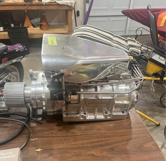 Blower Supercharger Weiand 871 Fully Polished - Ultimate Performance Upgrade!