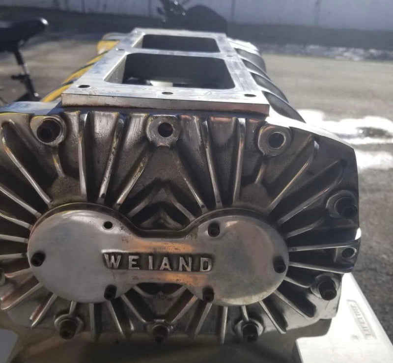 Load image into Gallery viewer, Complete polished 871 Weiand Supercharger kit
