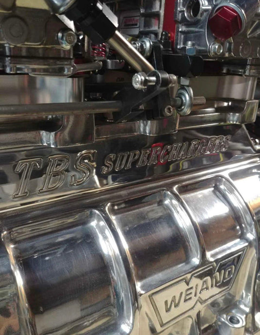 Complete Weiand 671 blower setup