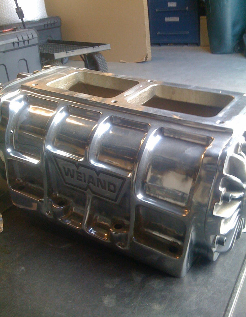 Load image into Gallery viewer, Polished Weiand 6-71 supercharger setup
