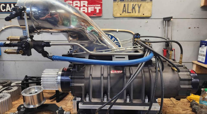 Complete SSI 1471 Supercharger Hi Helix Teflon Stripped with Injector