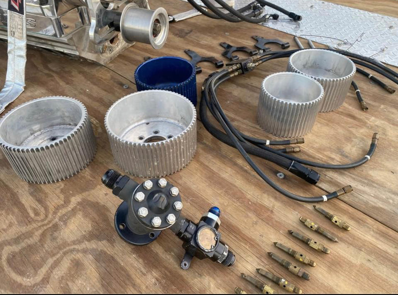 Load image into Gallery viewer, Complete 8-71 Polished BDS blower kit
