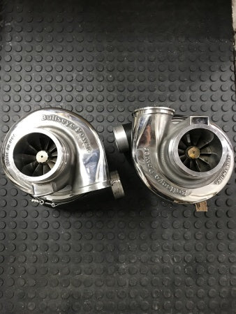 Load image into Gallery viewer, New Twin Bullseye TCT 88mm Billet Turbos
