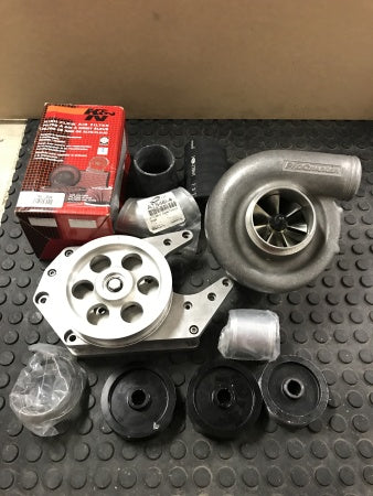 ProCharger F1R Reverse Rotation Supercharger Kit - Universal Mount, New K&N Filter, Pulleys & Tubes