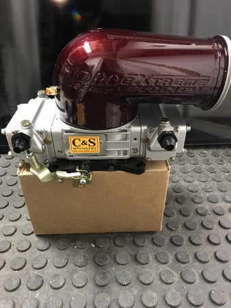 Load image into Gallery viewer, Brand New C&amp;S 900 CFM Super Pro Gasoline Blow-Through Carburetor Kit
